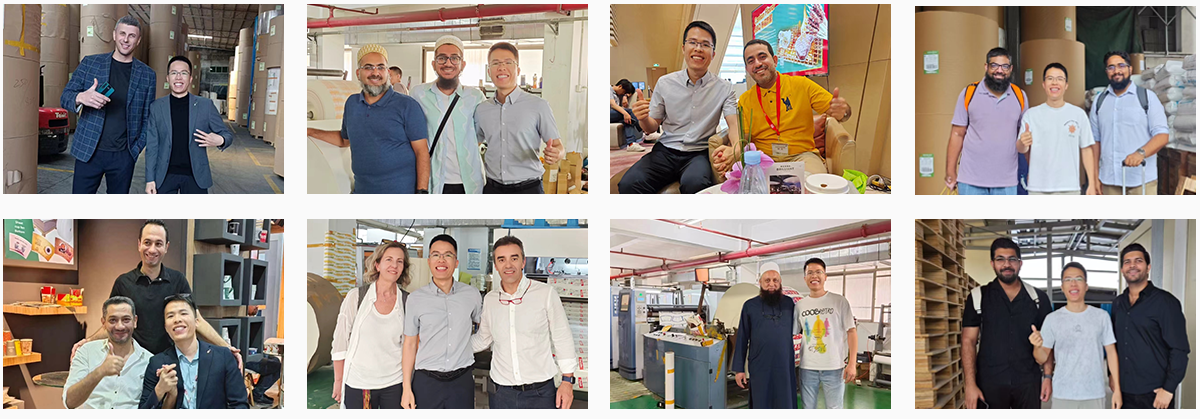 Guima Paper Co. customer visit from all over the world
