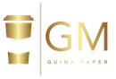 Guima Paper logo, we're specialize in PE coated paper rolls for paper cup manufacturing