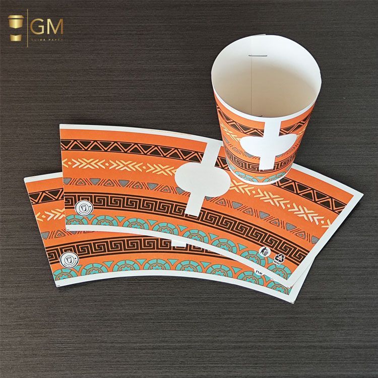 Material Paper Cup Fan for Cups