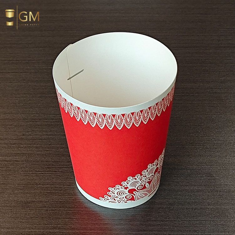 Paper Cup Fan Blanks for Coffee Cups production