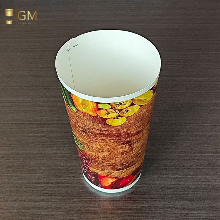 paper cup fan sheets for hot and cold drink cups and paper bowls
