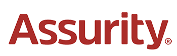 Assurity logo in dark red text.