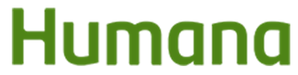 Humana logo in green text.