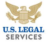 Logo: Gold eagle and shield with
