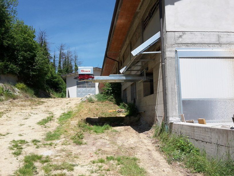 catenaria per asportazione letame bovini