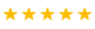 Five gold stars in a row.