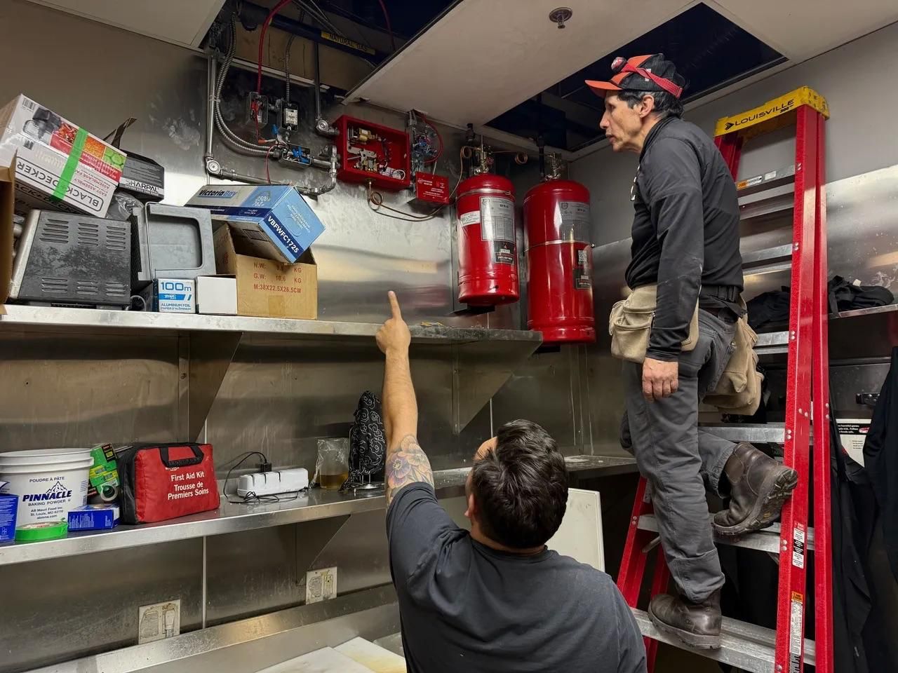 Commercial fire suppression and fire alarm system service in Edmonton