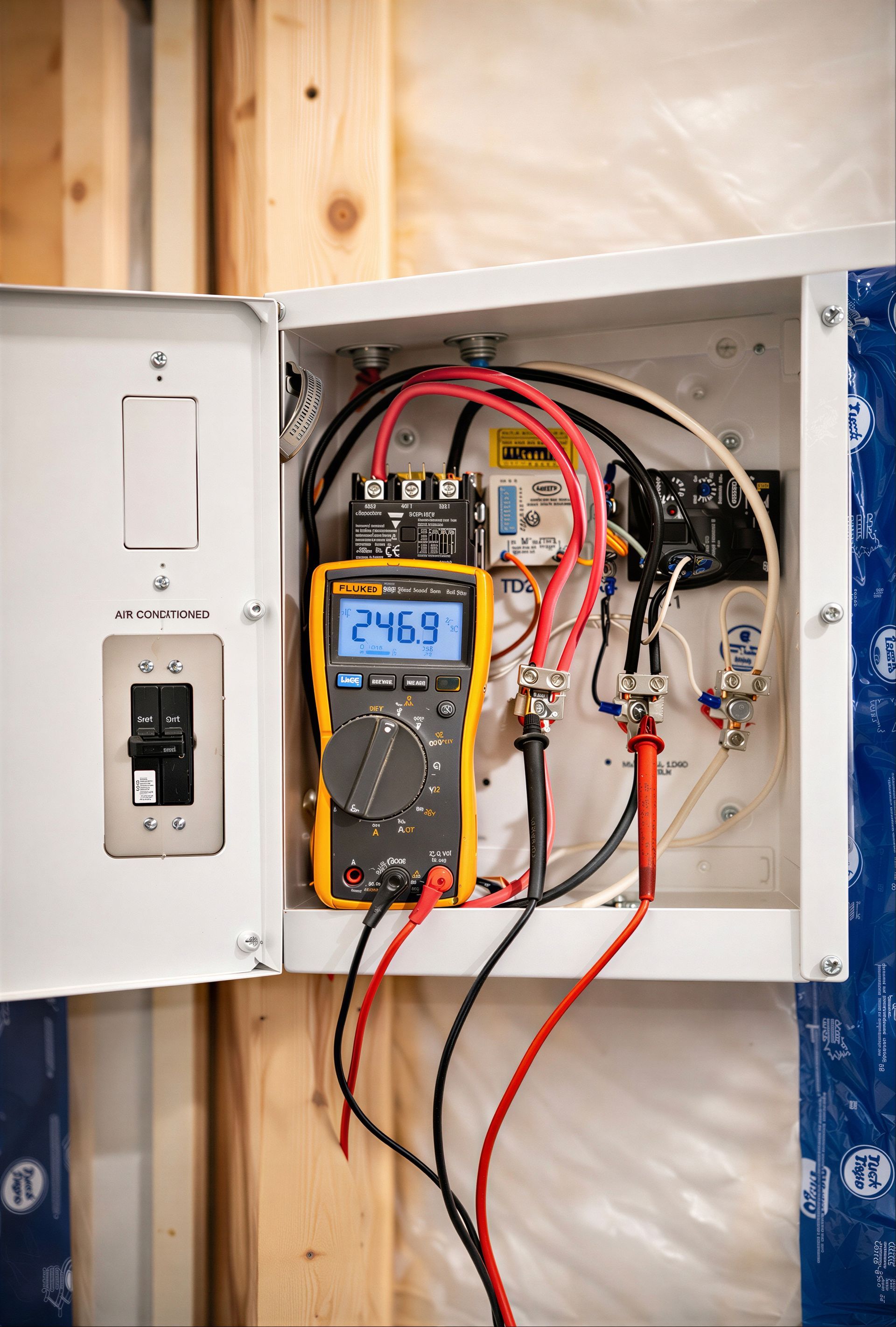 Electrical panel troubleshooting by emergency electrician in Edmonton