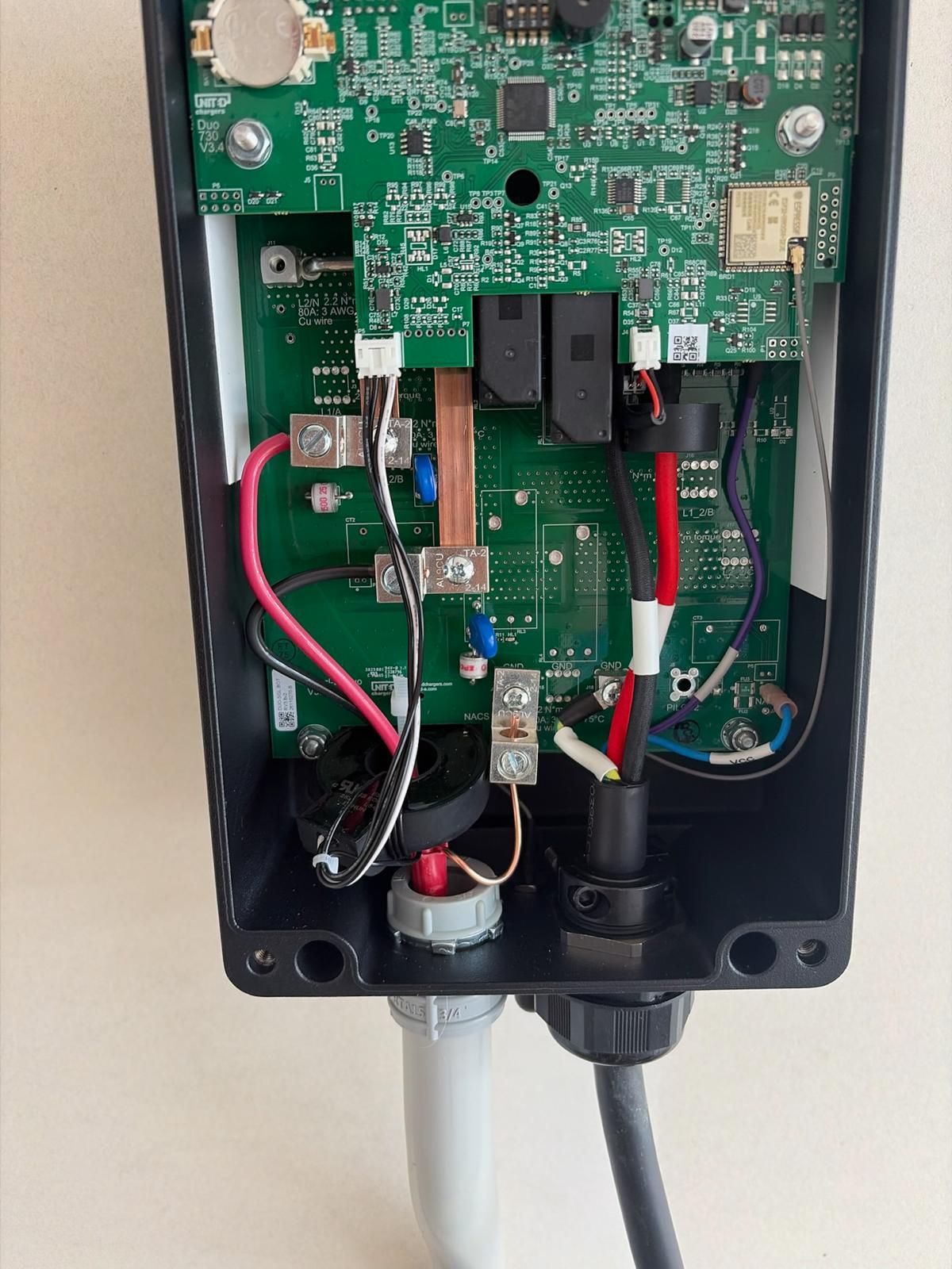 EV charger load management system installation in Edmonton