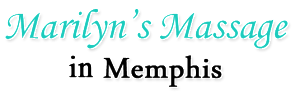 A logo for marilyn 's massage in memphis