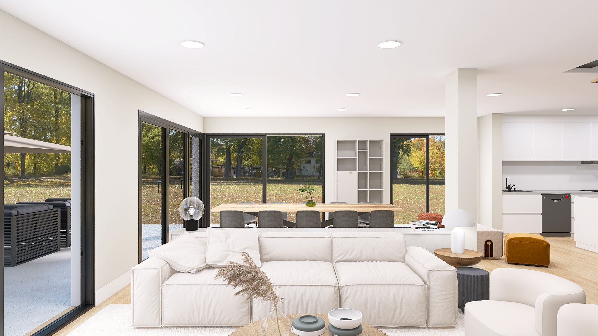 casa prefabricada modular 200m2 calidades interior