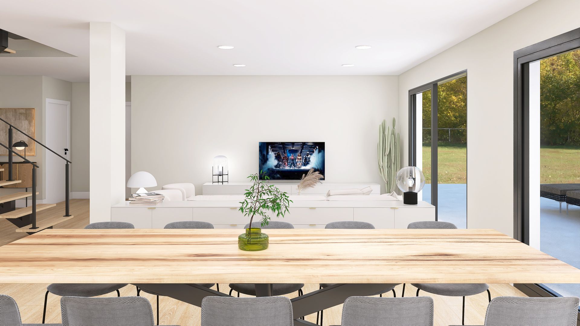 casa prefabricada modular 200m2 interiores