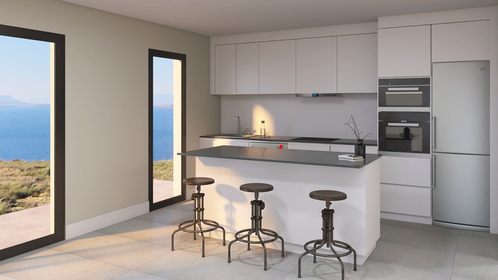 casa prefabricada modular cocina estándar