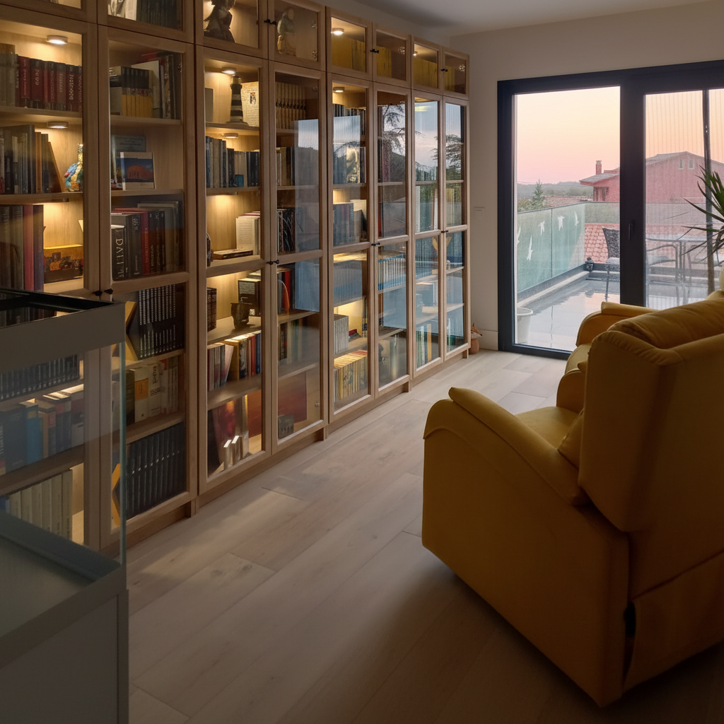 Interiores casa modular prefabricada CUBE 175m2