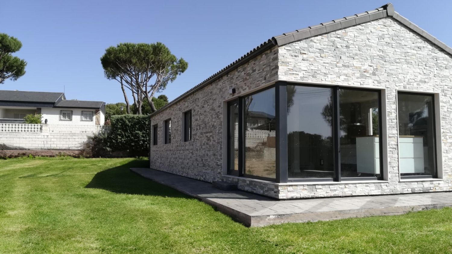casa industrial modular prefabricada en galicia tejado