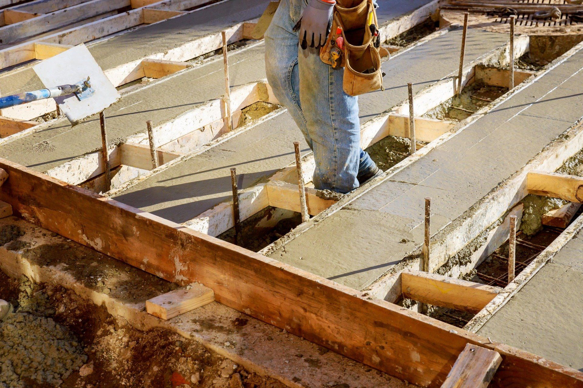 Industrial concrete reinforcement work being performed in Rancho Cucamonga CA