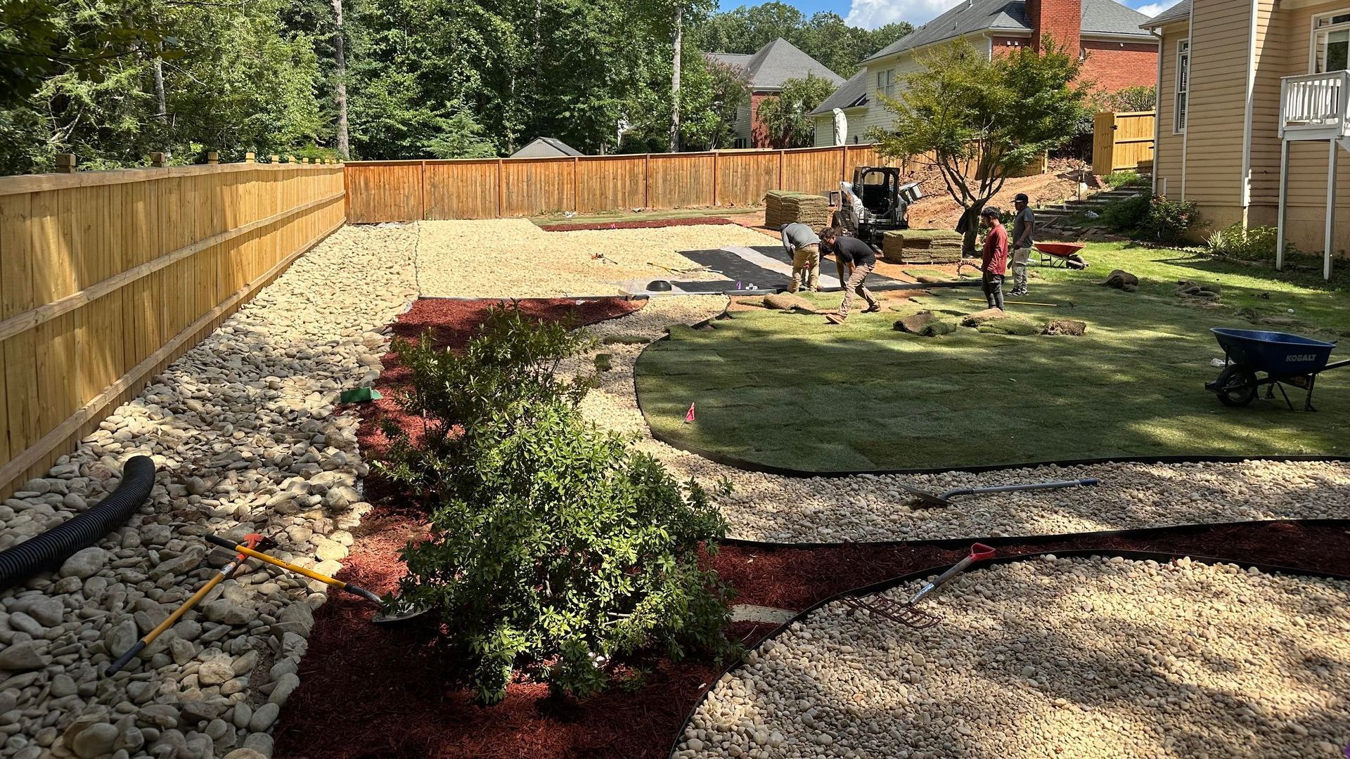 Landscape with Sod