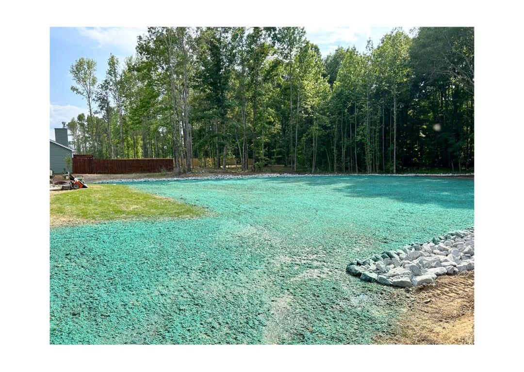 Prepping lawn for hydroseeding