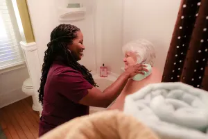 senior-in-bath-routine