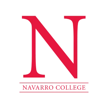The red Navarro College logo featuring a large letter N above the text 