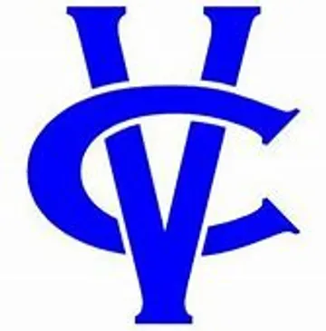 A blue logo featuring the interlocking letters 