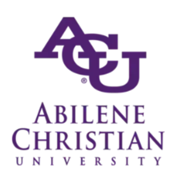 The purple logo for Abilene Christian University, featuring the stacked monogram ACU above the full university name.