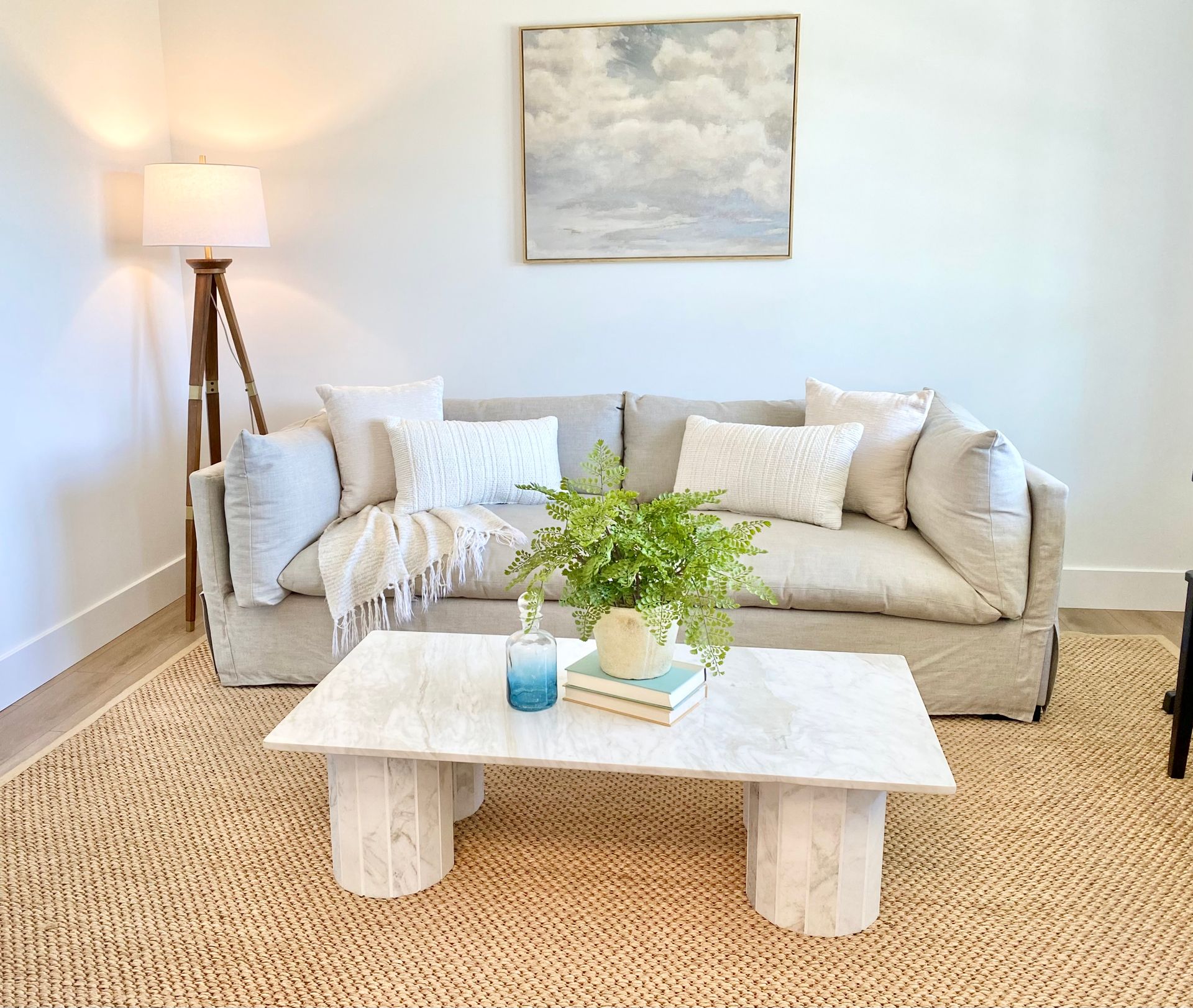 Boho living room design by Christy Martin