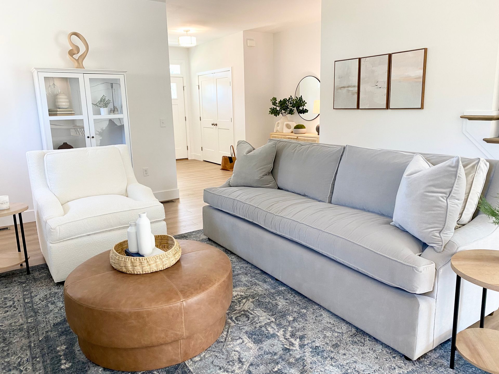Boho living room design by Christy Martin