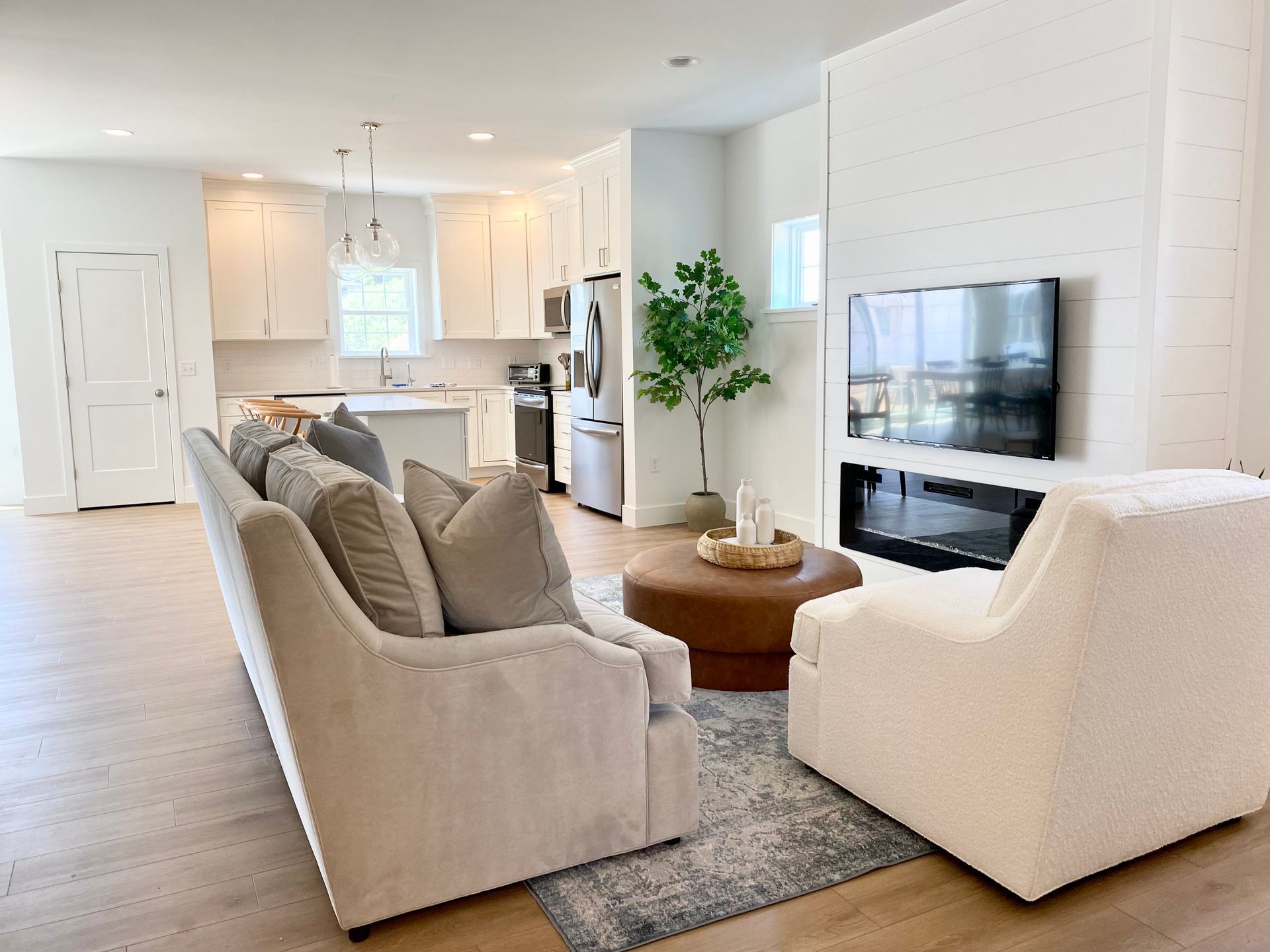 Boho living room design by Christy Martin