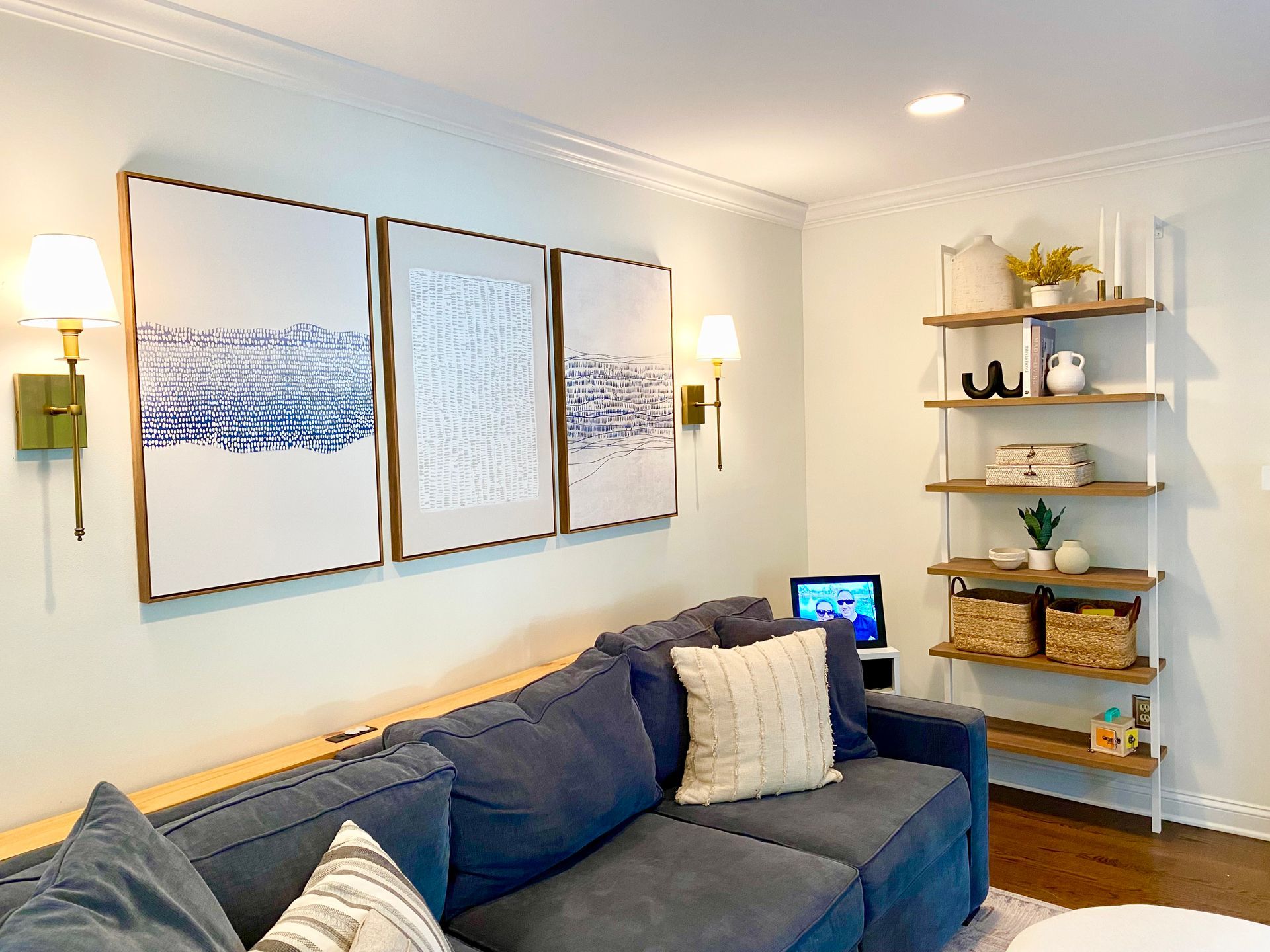 Custom living room renovation by christy martin design interiors