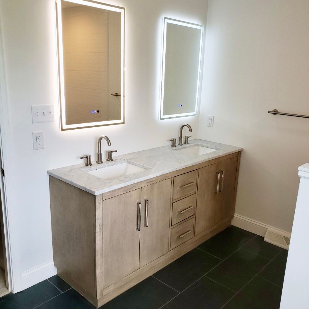 Beautiful bathroom design by Christy Martin Interiors