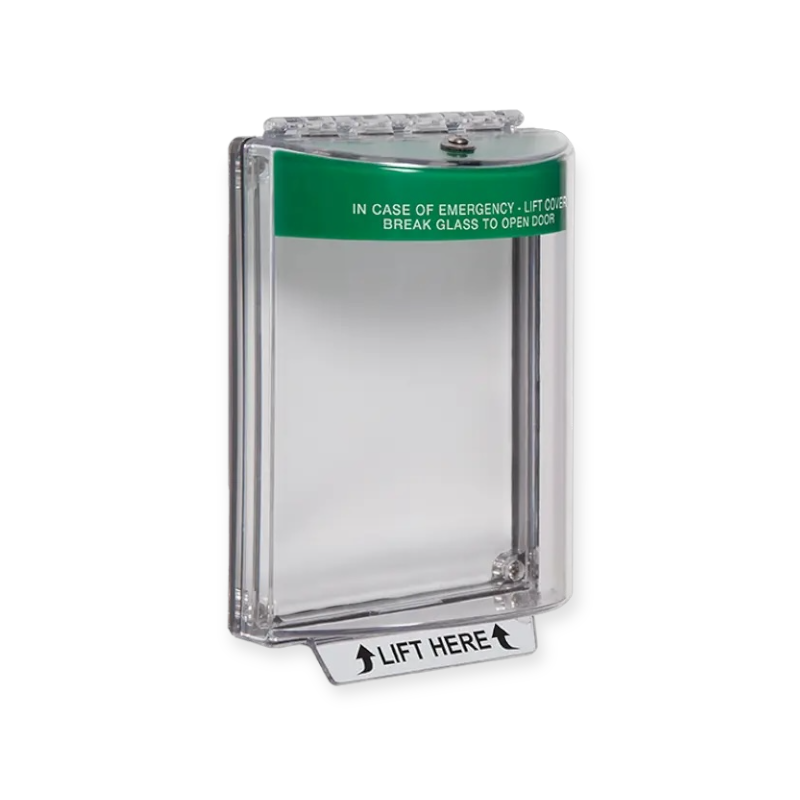 STI 13110EGNL opbouw handmelder beschermkap groen