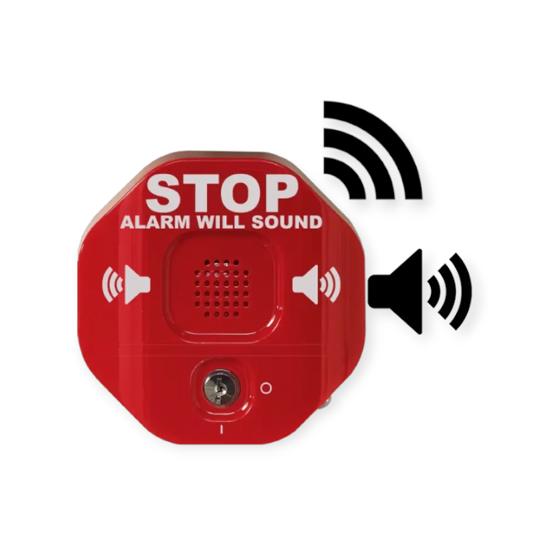 STI 6400WIR-G draadloos nooduitgang Stopper