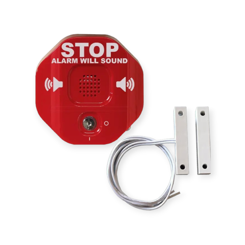 STI 6402 Exit Stopper deuralarm voor dubbele nooddeuren
