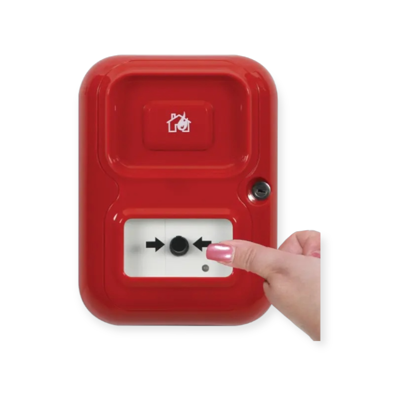 STI AP-4-RB stand-alone alarmsysteem handmelder met baken en licht