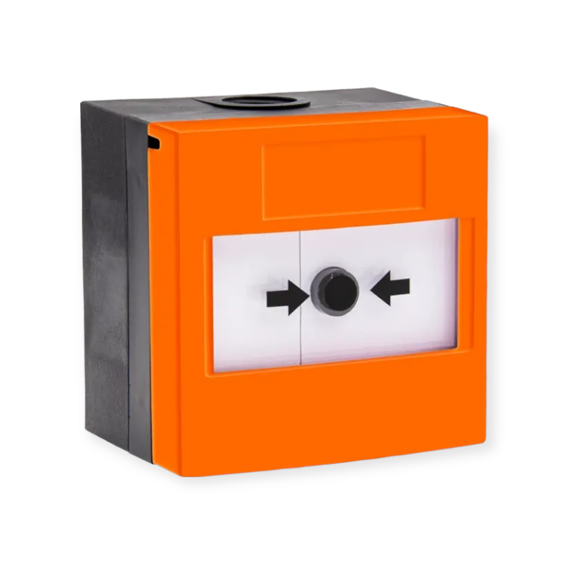 STI RP-OS2-02 oranje handbrandmelder opbouw en inbouw