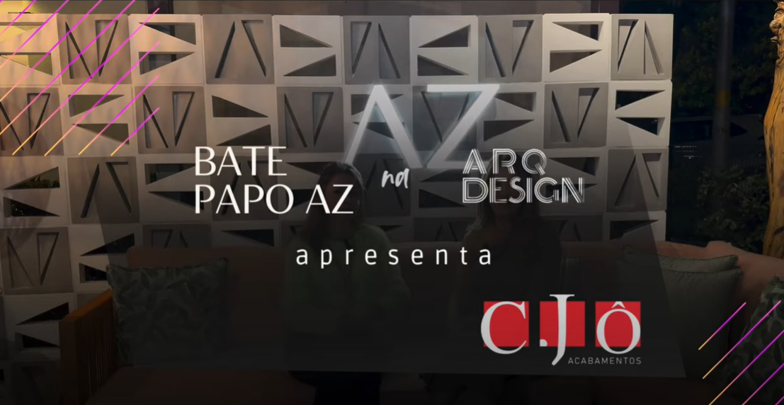 Uma placa que diz bate papo az design nela