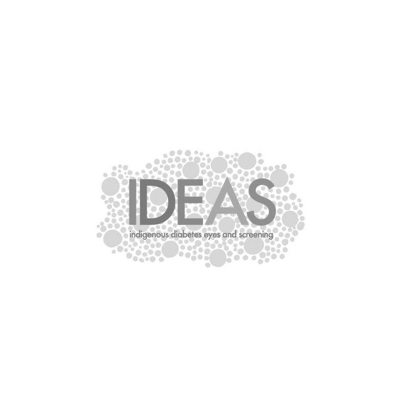 A logo for ideas indigenous diabetes eyes and screening