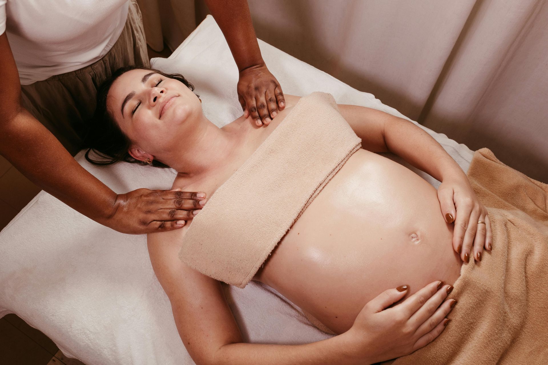 Massagem para gestantes