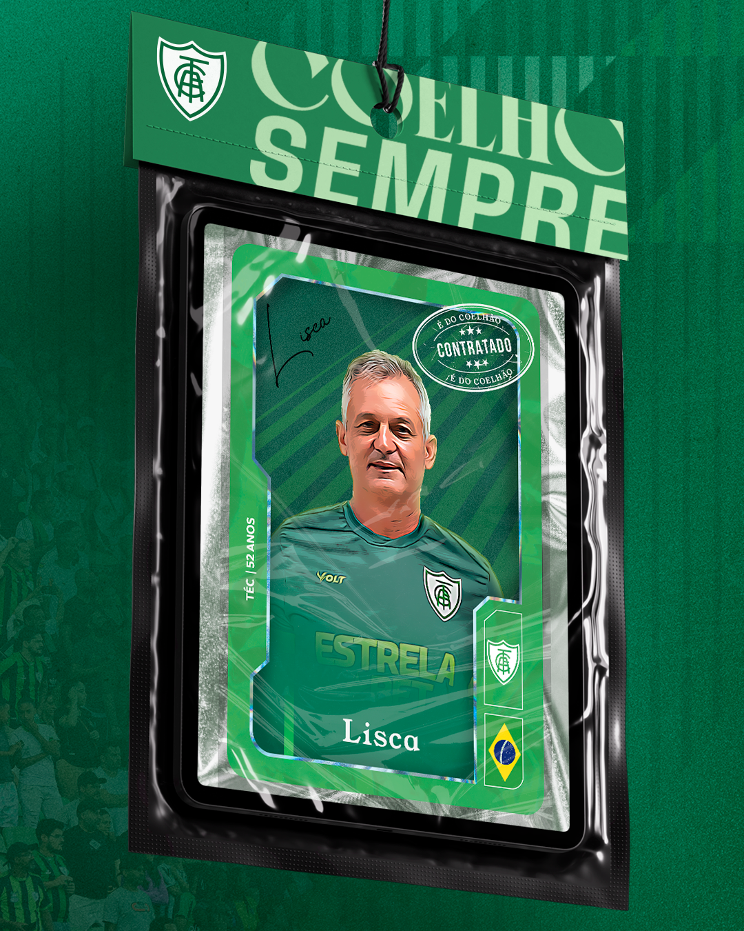 T&eacute;cnico Lisca est&aacute; de volta ao Am&eacute;rica