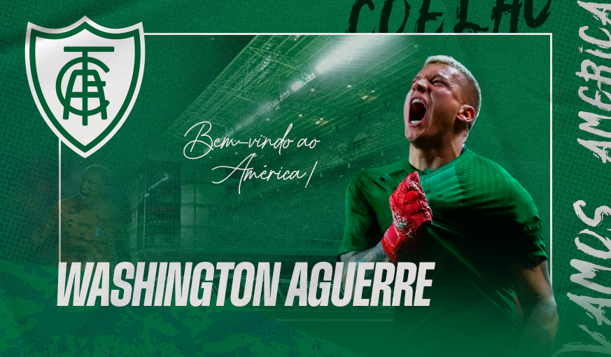 Am&eacute;rica anuncia a contrata&ccedil;&atilde;o de Washington Aguerre