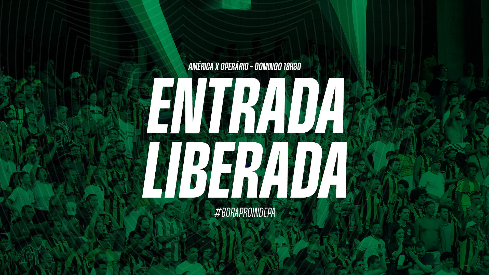 Am&eacute;rica ter&aacute; ingresso gratuito na partida contra o Oper&aacute;rio