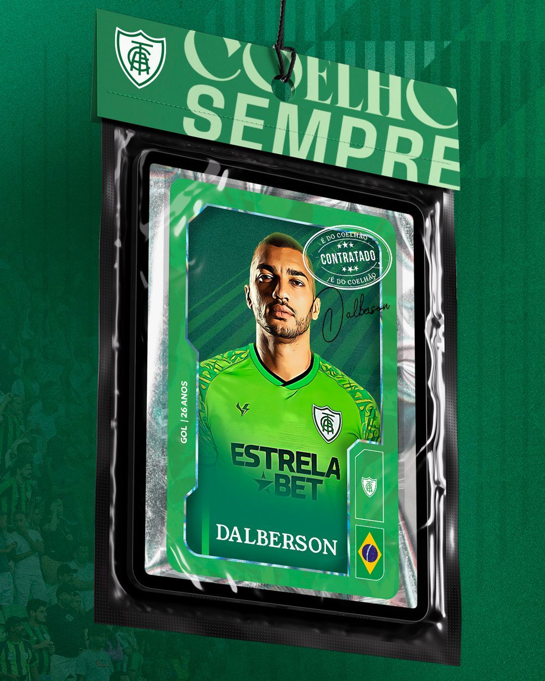 Coelhão acerta a contratação do goleiro Dalberson