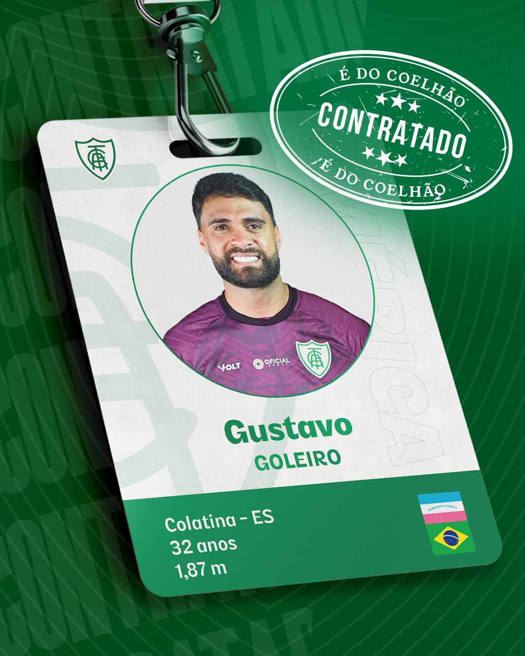 Gustavo é o novo reforço do Coelhão