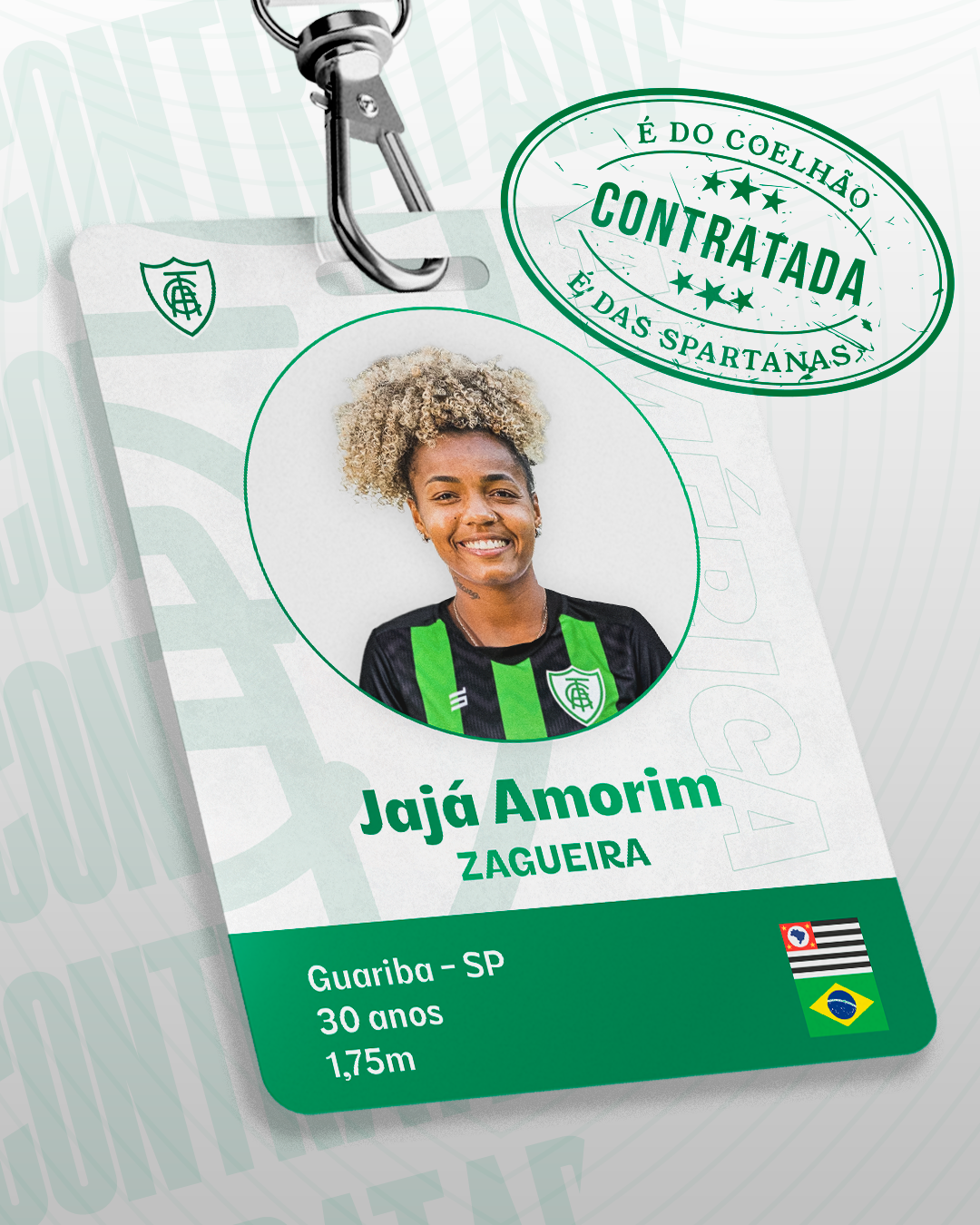 SPARTANAS ACERTAM A CONTRATA&Ccedil;&Atilde;O DA ZAGUEIRA JAJ&Aacute;