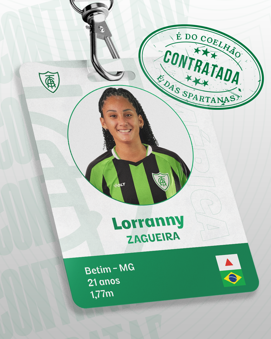 Lorranny &eacute; o novo refor&ccedil;o das Spartanas
