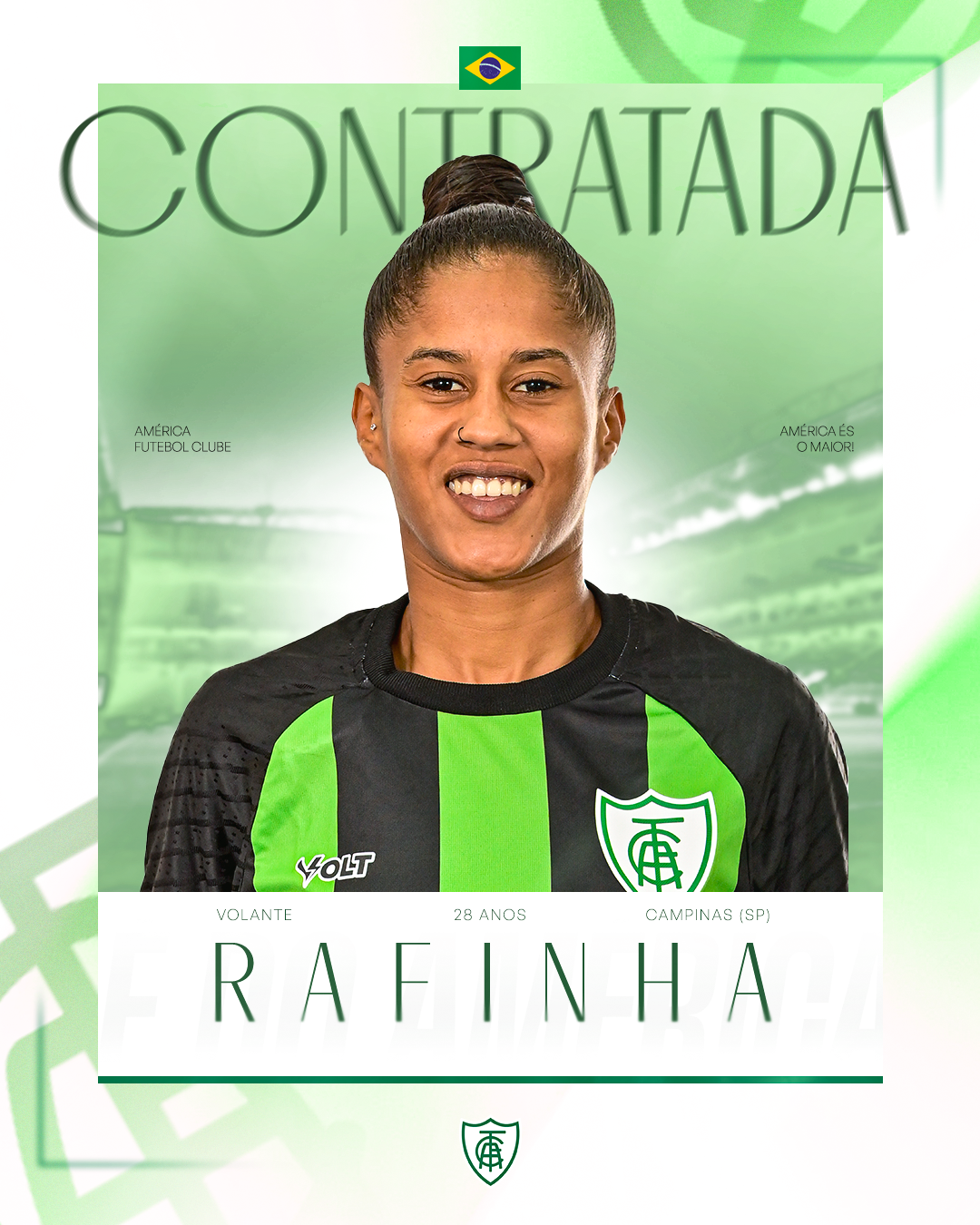 RAFINHA É O NOVO REFORÇO DAS SPARTANAS