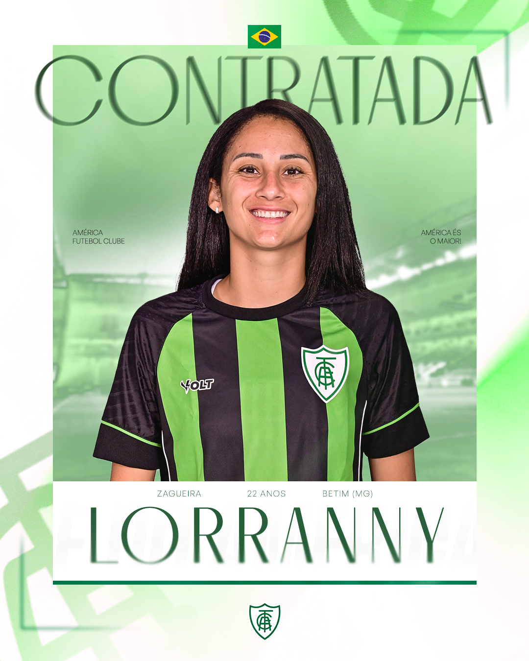 LORRANNY ASSINA CONTRATO EM DEFINITIVO COM AS SPARTANAS