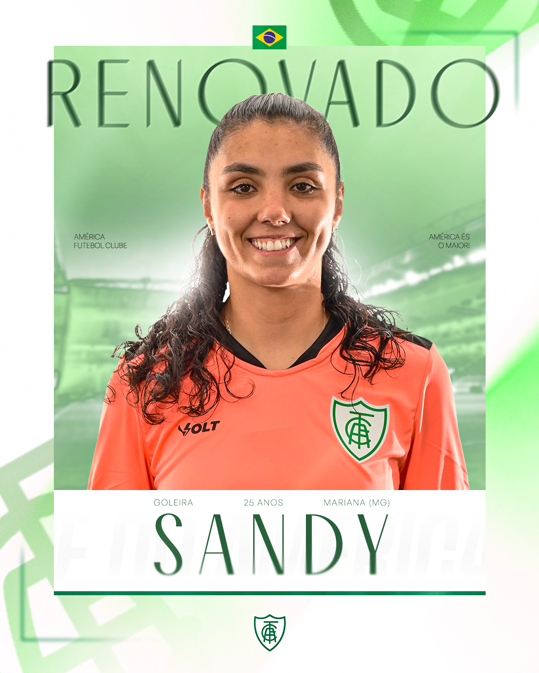 SPARTANAS RENOVAM COM A GOLEIRA SANDY