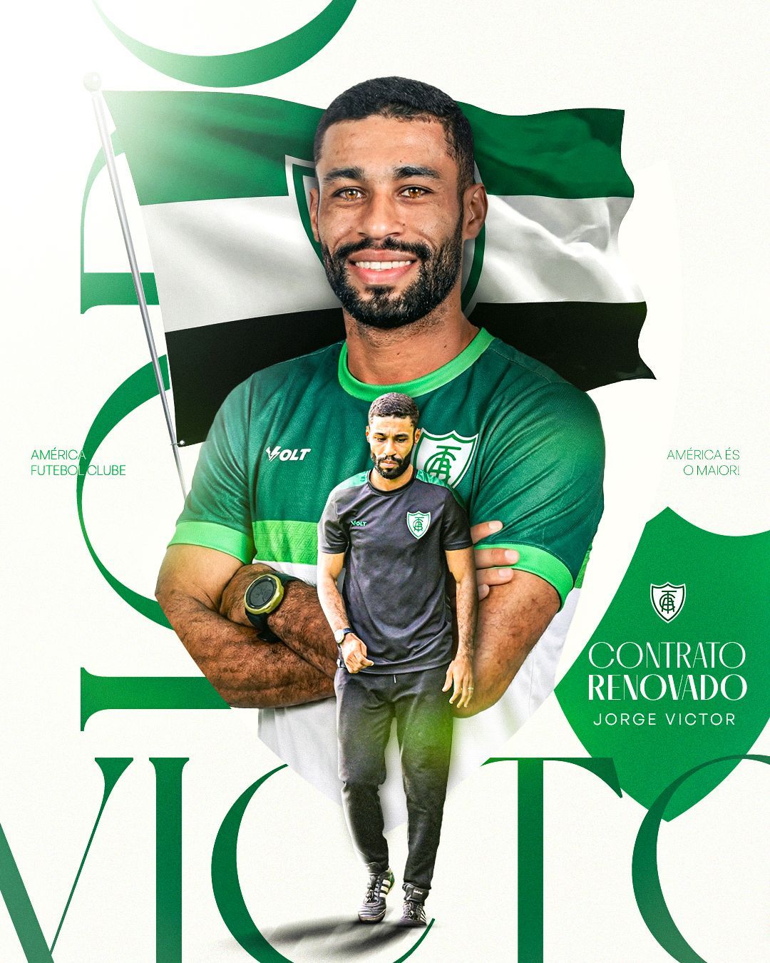 JORGE VICTOR RENOVA COM AS SPARTANAS